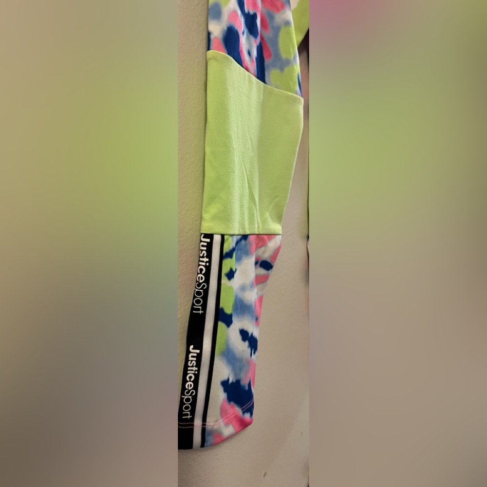 - 🆕 JUSTICE SPORT GIRLS LEGGINGS S(7/8) - Picture 2 of 3